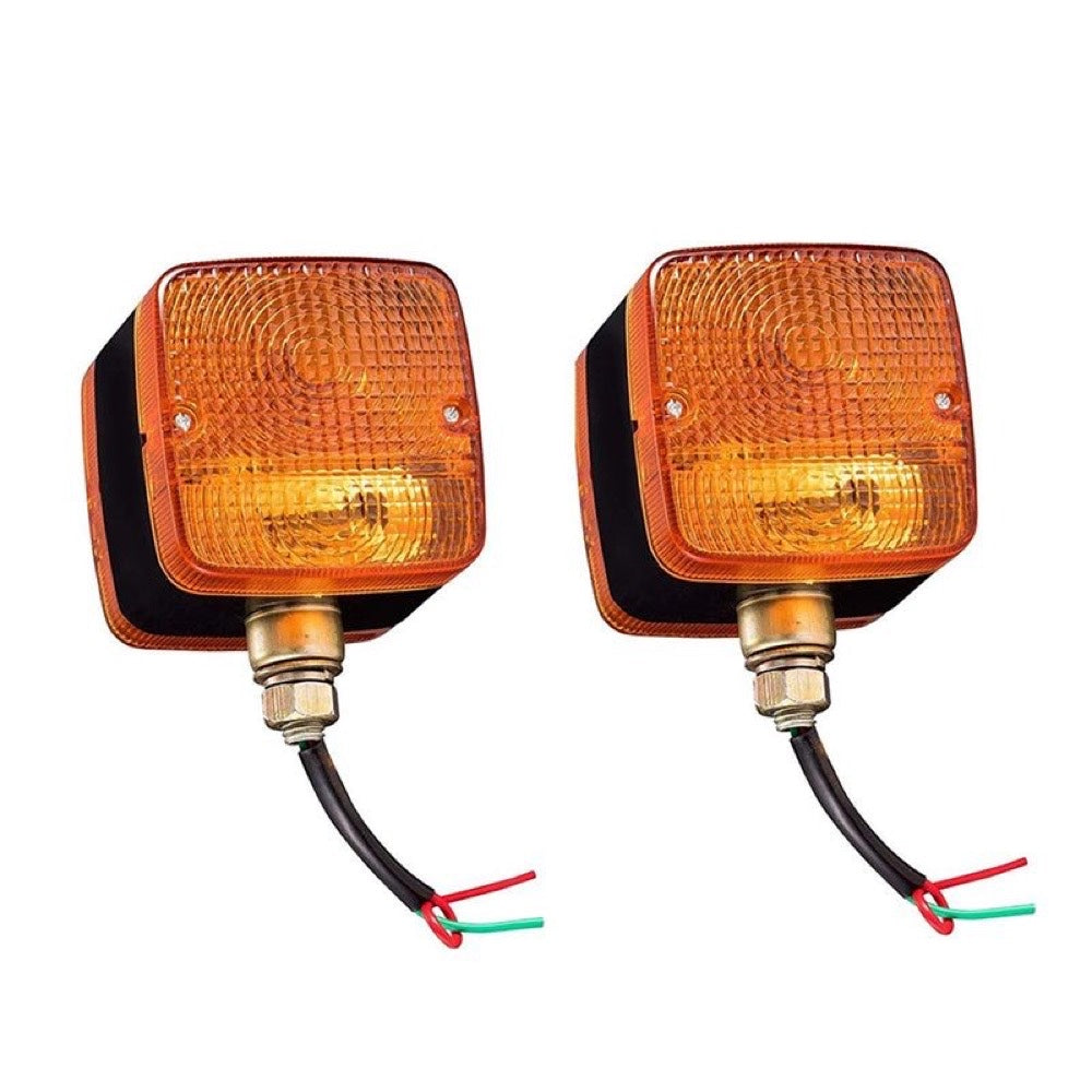 2 Pieces Indicator Turn Signal Lamp 198425-53150 suitable for Yanmar EX450 EX2900 EX3200 EF453 EF352